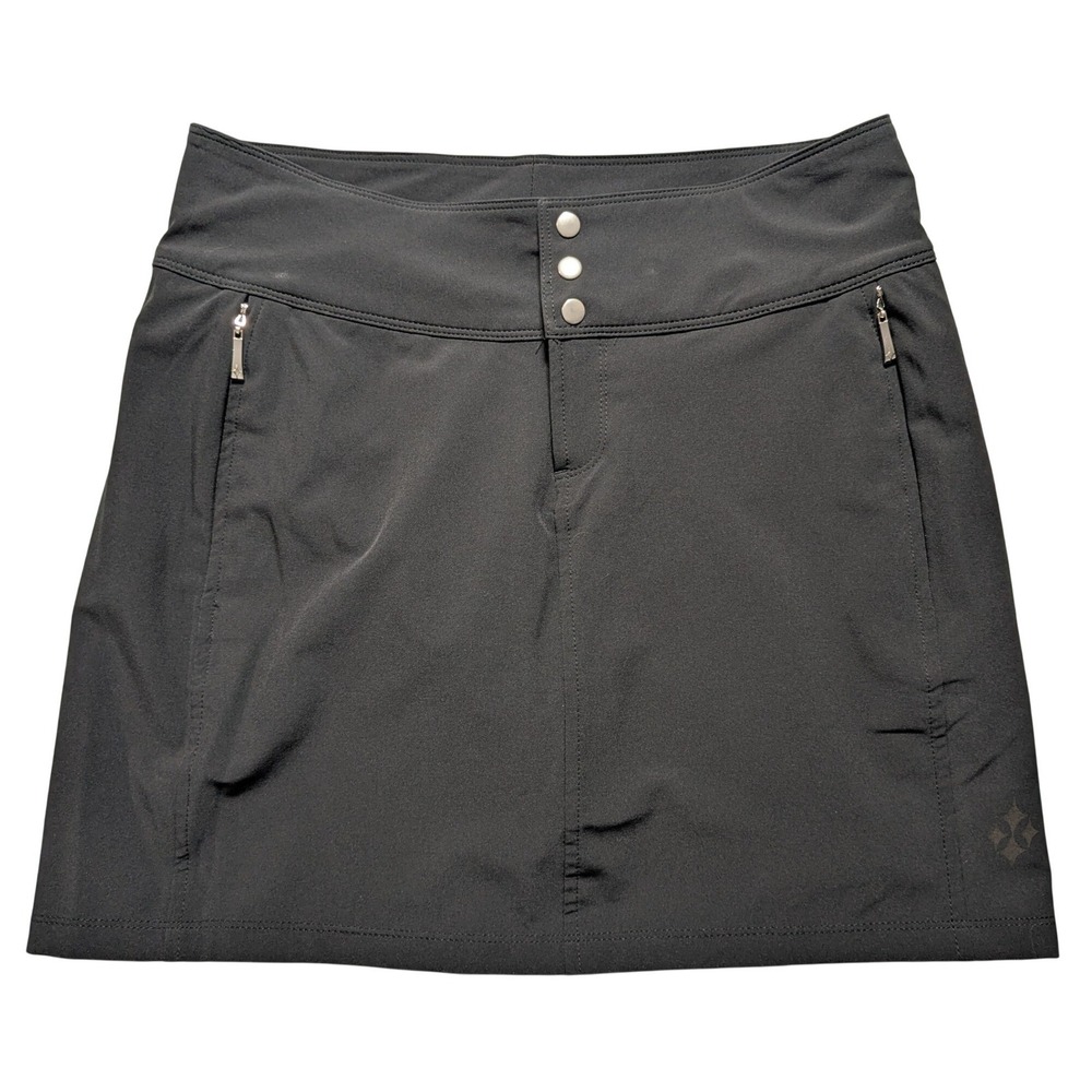 Jofit Women Size 2 Black Performance Golf Tennis Skort Pockets EUC